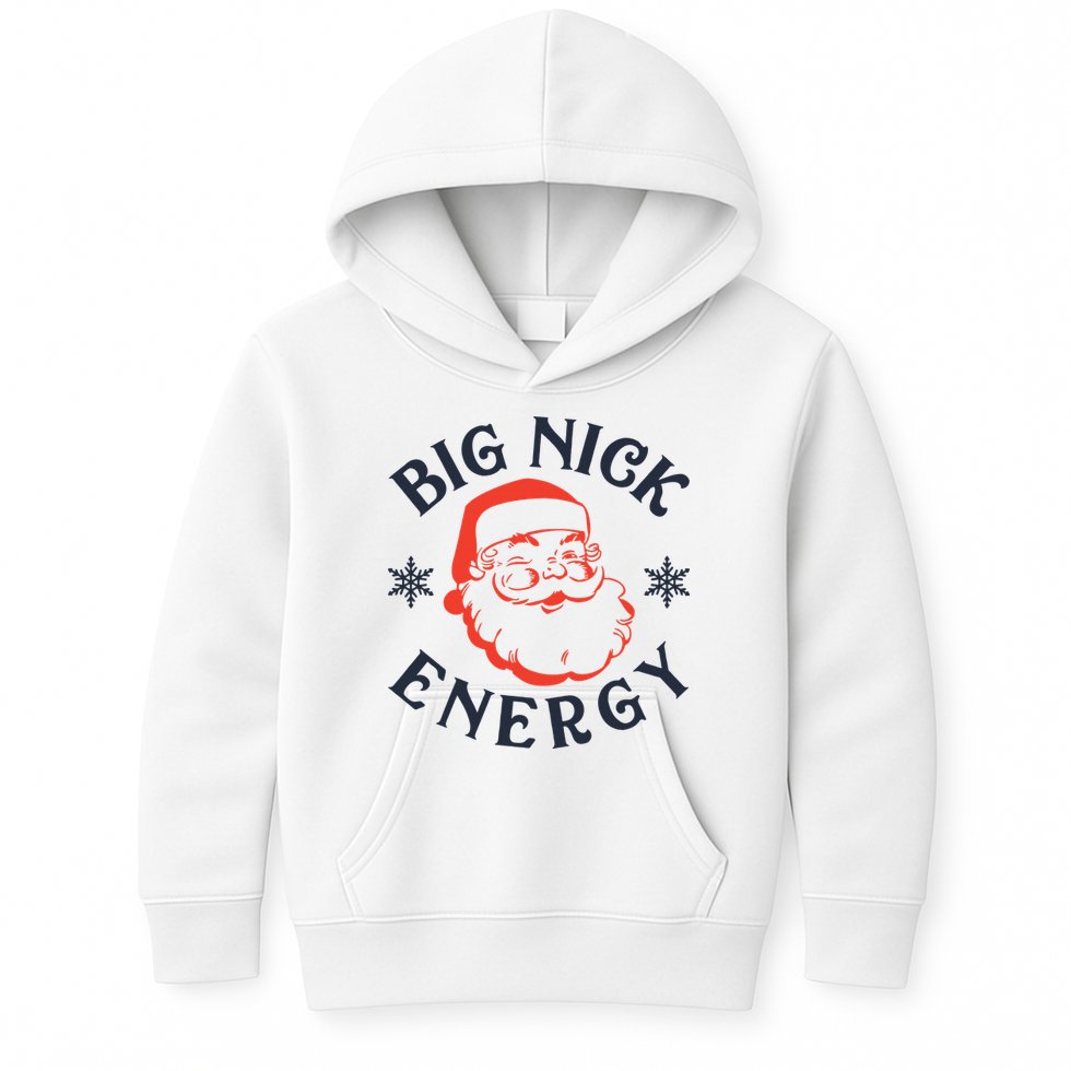 Festive Santa Claus Pajama Set for the Holidays Kids Hoodie