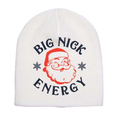 Festive Santa Claus Pajama Set for the Holidays Short Acrylic Beanie