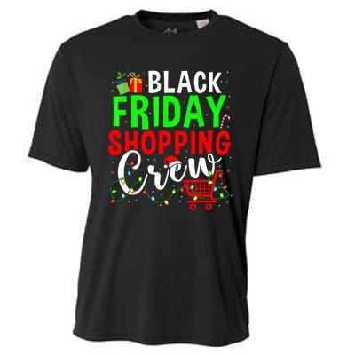 Friday Shopping Crew Christmas Family Shopping Squad Cooling Performance Crew T-Shirt