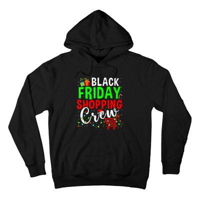 Friday Shopping Crew Christmas Family Shopping Squad Hoodie