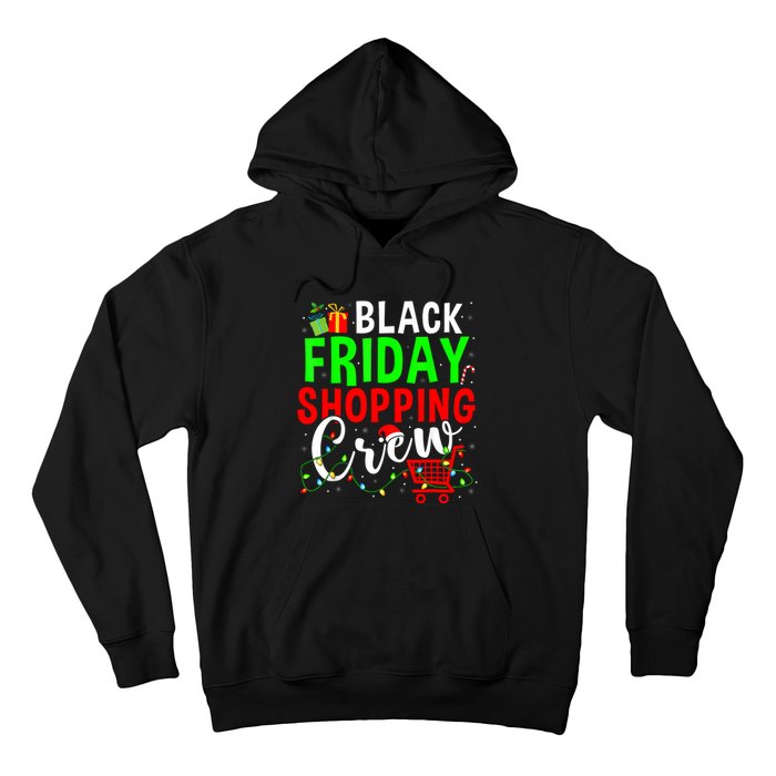 Friday Shopping Crew Christmas Family Shopping Squad Hoodie