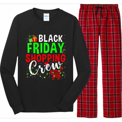 Friday Shopping Crew Christmas Family Shopping Squad Long Sleeve Pajama Set