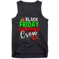 Friday Shopping Crew Christmas Family Shopping Squad Tank Top