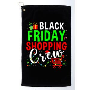 Friday Shopping Crew Christmas Family Shopping Squad Platinum Collection Golf Towel