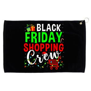 Friday Shopping Crew Christmas Family Shopping Squad Grommeted Golf Towel