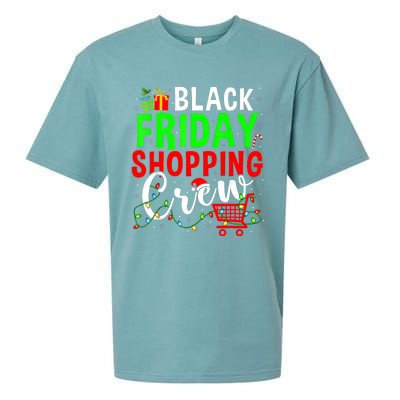 Friday Shopping Crew Christmas Family Shopping Squad Sueded Cloud Jersey T-Shirt