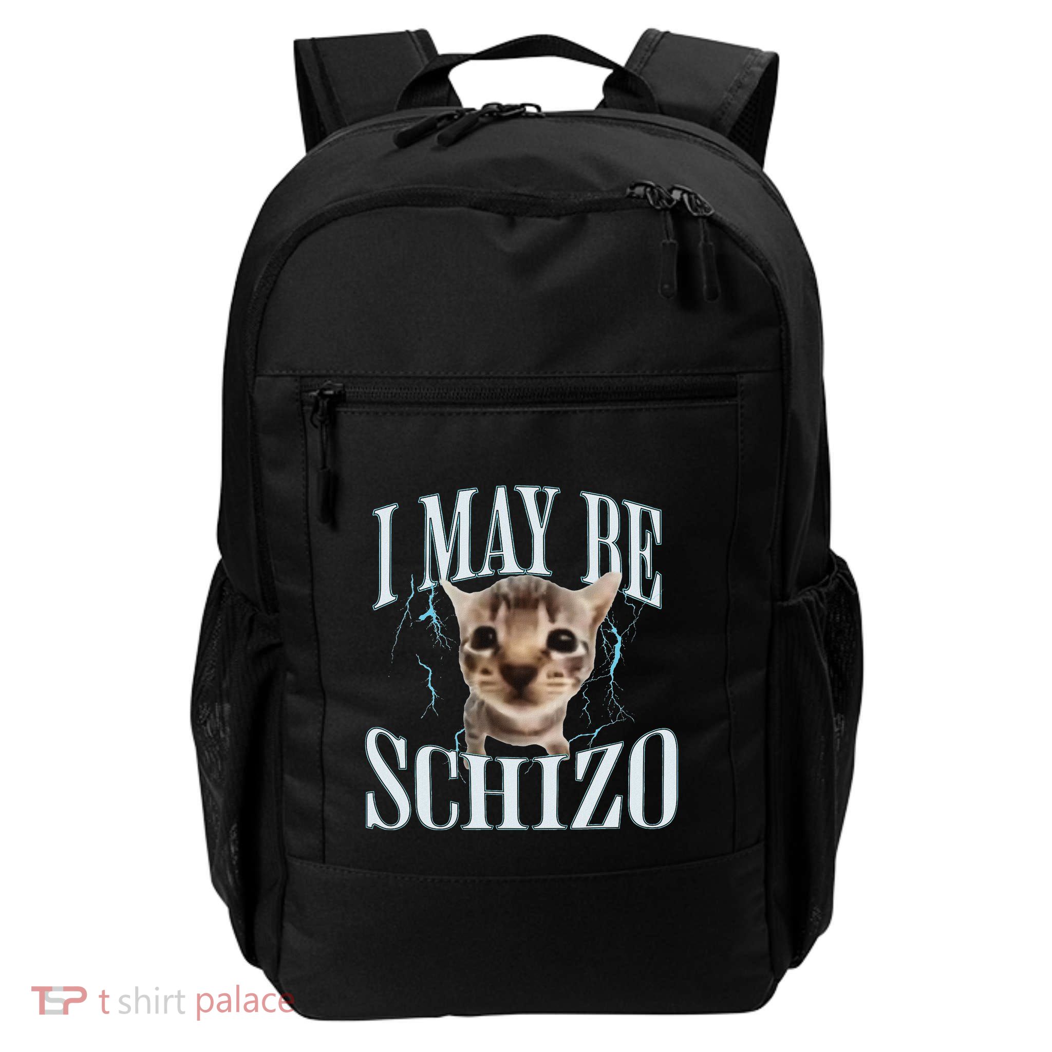 Funny Silly Cat Meme Daily Commute Backpack
