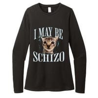 Funny Silly Cat Meme Womens CVC Long Sleeve Shirt