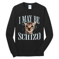 Funny Silly Cat Meme Tall Long Sleeve T-Shirt