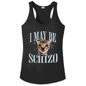 Funny Silly Cat Meme Ladies PosiCharge Competitor Racerback Tank