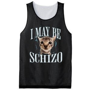 Funny Silly Cat Meme Mesh Reversible Basketball Jersey Tank