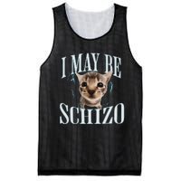 Funny Silly Cat Meme Mesh Reversible Basketball Jersey Tank