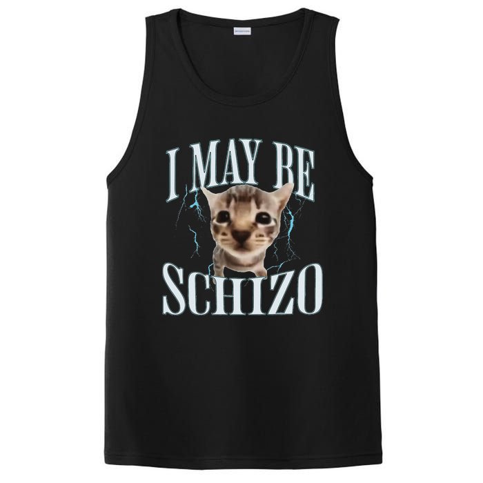 Funny Silly Cat Meme PosiCharge Competitor Tank