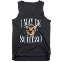 Funny Silly Cat Meme Tank Top