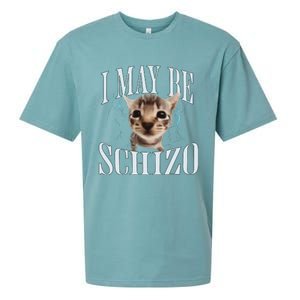 Funny Silly Cat Meme Sueded Cloud Jersey T-Shirt