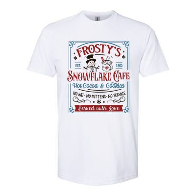 Frostys Snowflake Cafe Christmas Vibes Softstyle CVC T-Shirt