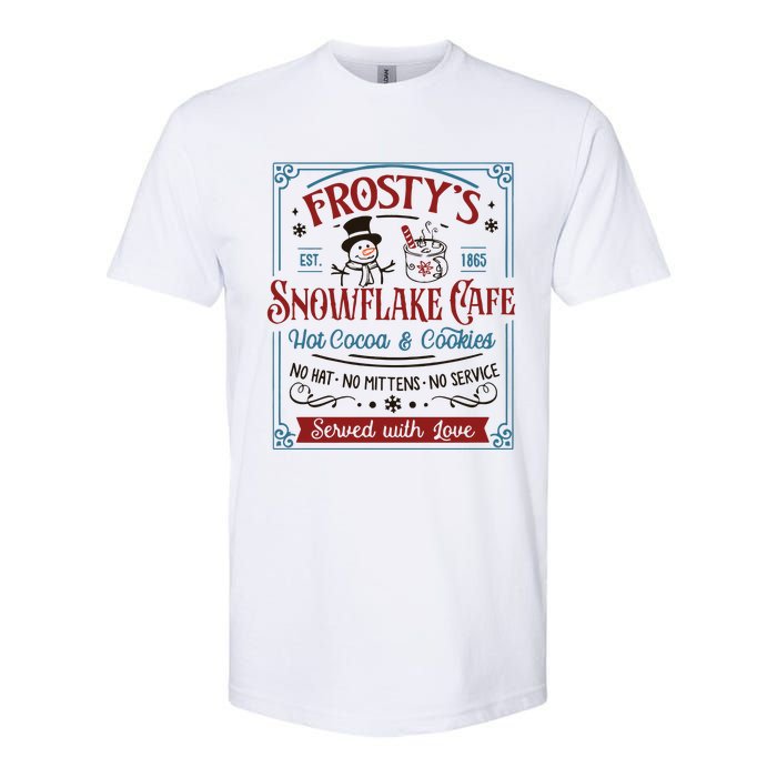 Frostys Snowflake Cafe Christmas Vibes Softstyle CVC T-Shirt