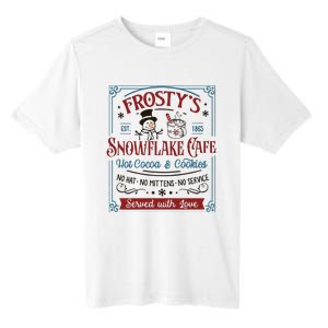 Frostys Snowflake Cafe Christmas Vibes Tall Fusion ChromaSoft Performance T-Shirt