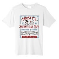 Frostys Snowflake Cafe Christmas Vibes Tall Fusion ChromaSoft Performance T-Shirt