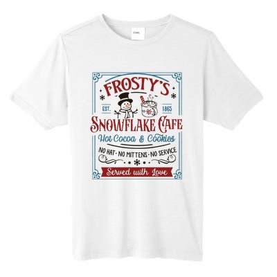 Frostys Snowflake Cafe Christmas Vibes Tall Fusion ChromaSoft Performance T-Shirt