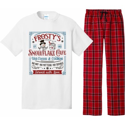 Frostys Snowflake Cafe Christmas Vibes Pajama Set