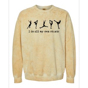 Figure Skating Cute Funny Ice Skating Colorblast Crewneck Sweatshirt