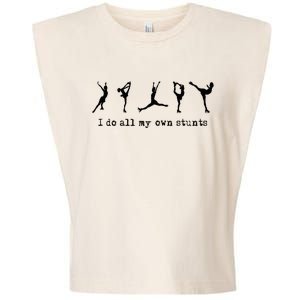 Figure Skating Cute Funny Ice Skating Garment-Dyed Women's Muscle Tee