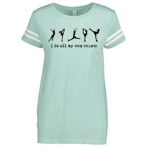 Figure Skating Cute Funny Ice Skating Enza Ladies Jersey Football T-Shirt