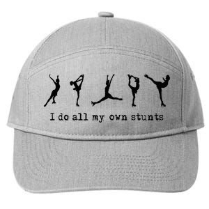 Figure Skating Cute Funny Ice Skating 7-Panel Snapback Hat