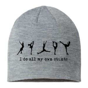 Figure Skating Cute Funny Ice Skating Sustainable Beanie