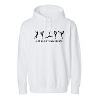 Figure Skating Cute Funny Ice Skating Garment-Dyed Fleece Hoodie