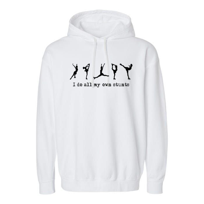 Figure Skating Cute Funny Ice Skating Garment-Dyed Fleece Hoodie