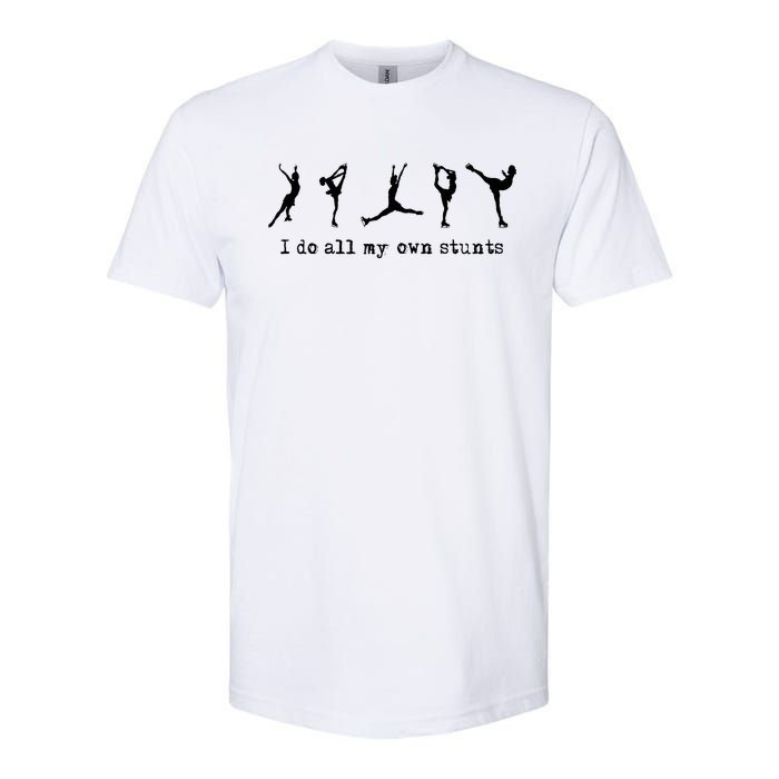 Figure Skating Cute Funny Ice Skating Softstyle CVC T-Shirt