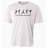 Figure Skating Cute Funny Ice Skating Cooling Performance Crew T-Shirt