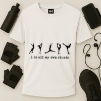 Figure Skating Cute Funny Ice Skating Cooling Performance Crew T-Shirt