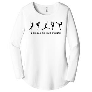 Figure Skating Cute Funny Ice Skating Women's Perfect Tri Tunic Long Sleeve Shirt