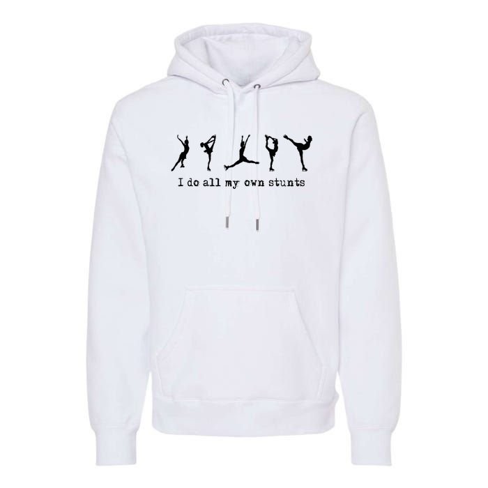 Figure Skating Cute Funny Ice Skating Premium Hoodie