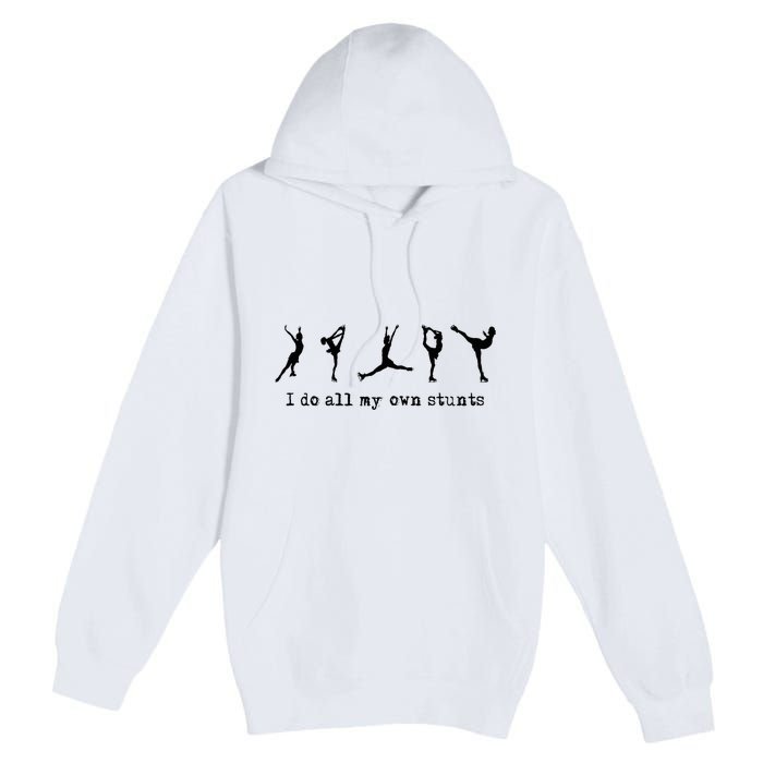 Figure Skating Cute Funny Ice Skating Premium Pullover Hoodie