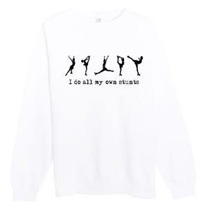 Figure Skating Cute Funny Ice Skating Premium Crewneck Sweatshirt