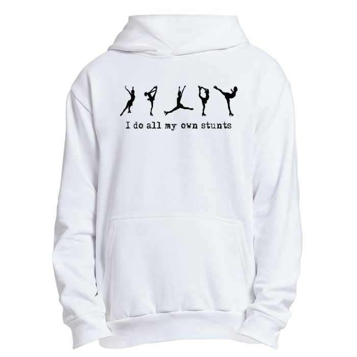 Figure Skating Cute Funny Ice Skating Urban Pullover Hoodie