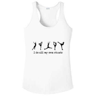 Figure Skating Cute Funny Ice Skating Ladies PosiCharge Competitor Racerback Tank
