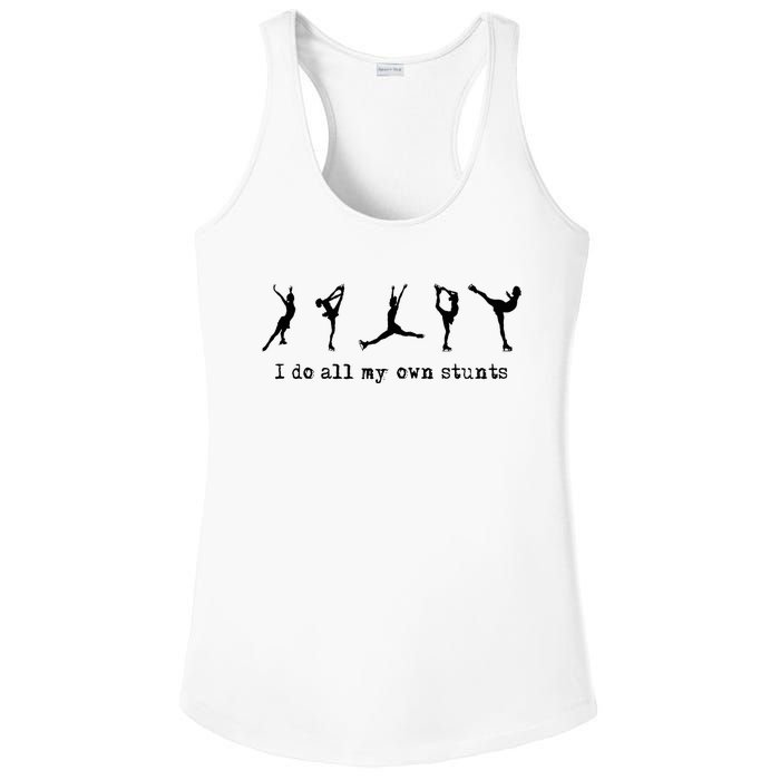 Figure Skating Cute Funny Ice Skating Ladies PosiCharge Competitor Racerback Tank