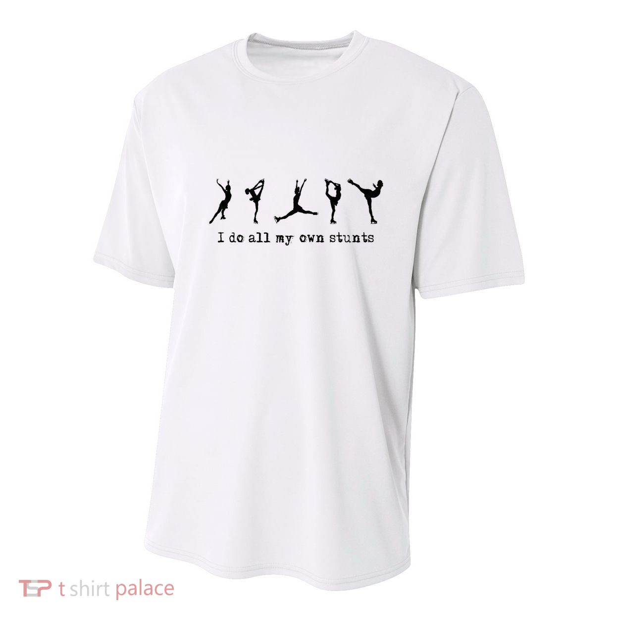 Figure Skating Cute Funny Ice Skating Youth Performance Sprint T-Shirt