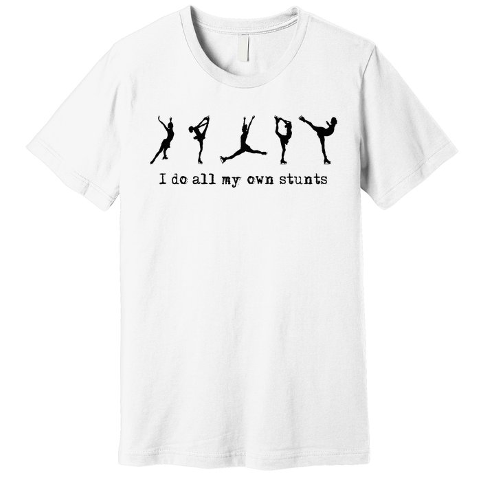 Figure Skating Cute Funny Ice Skating Premium T-Shirt