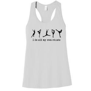 Figure Skating Cute Funny Ice Skating Women's Racerback Tank