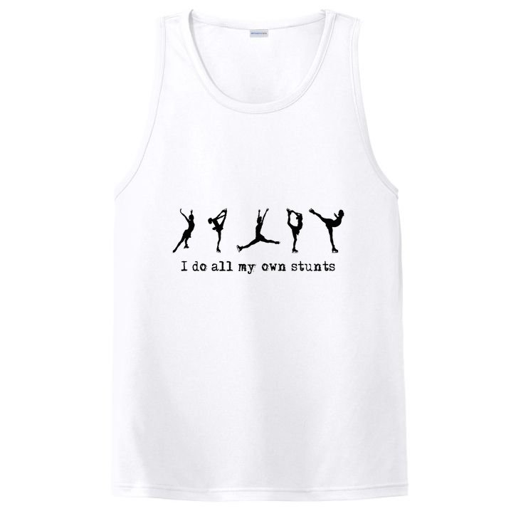 Figure Skating Cute Funny Ice Skating PosiCharge Competitor Tank