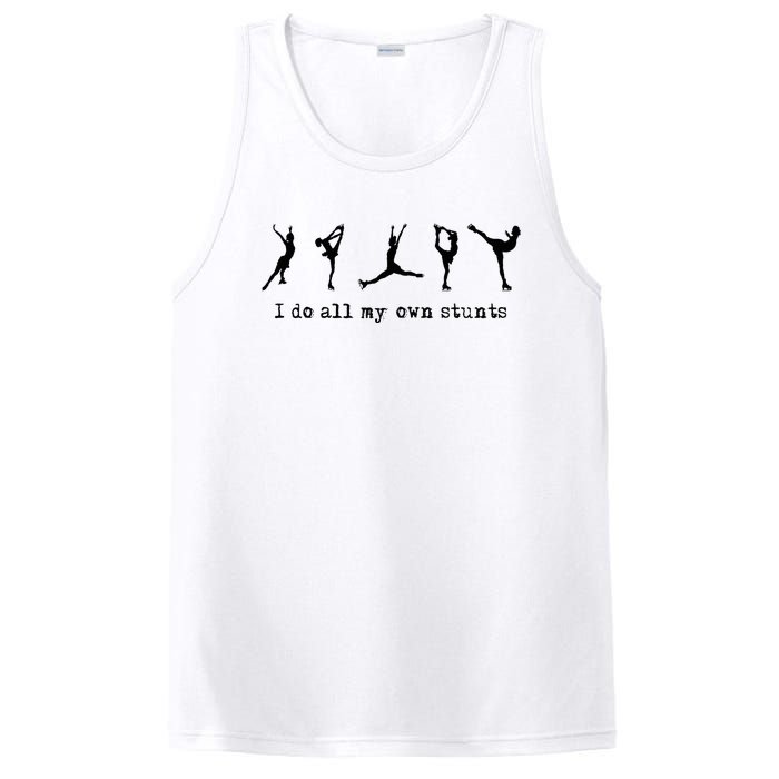 Figure Skating Cute Funny Ice Skating PosiCharge Competitor Tank