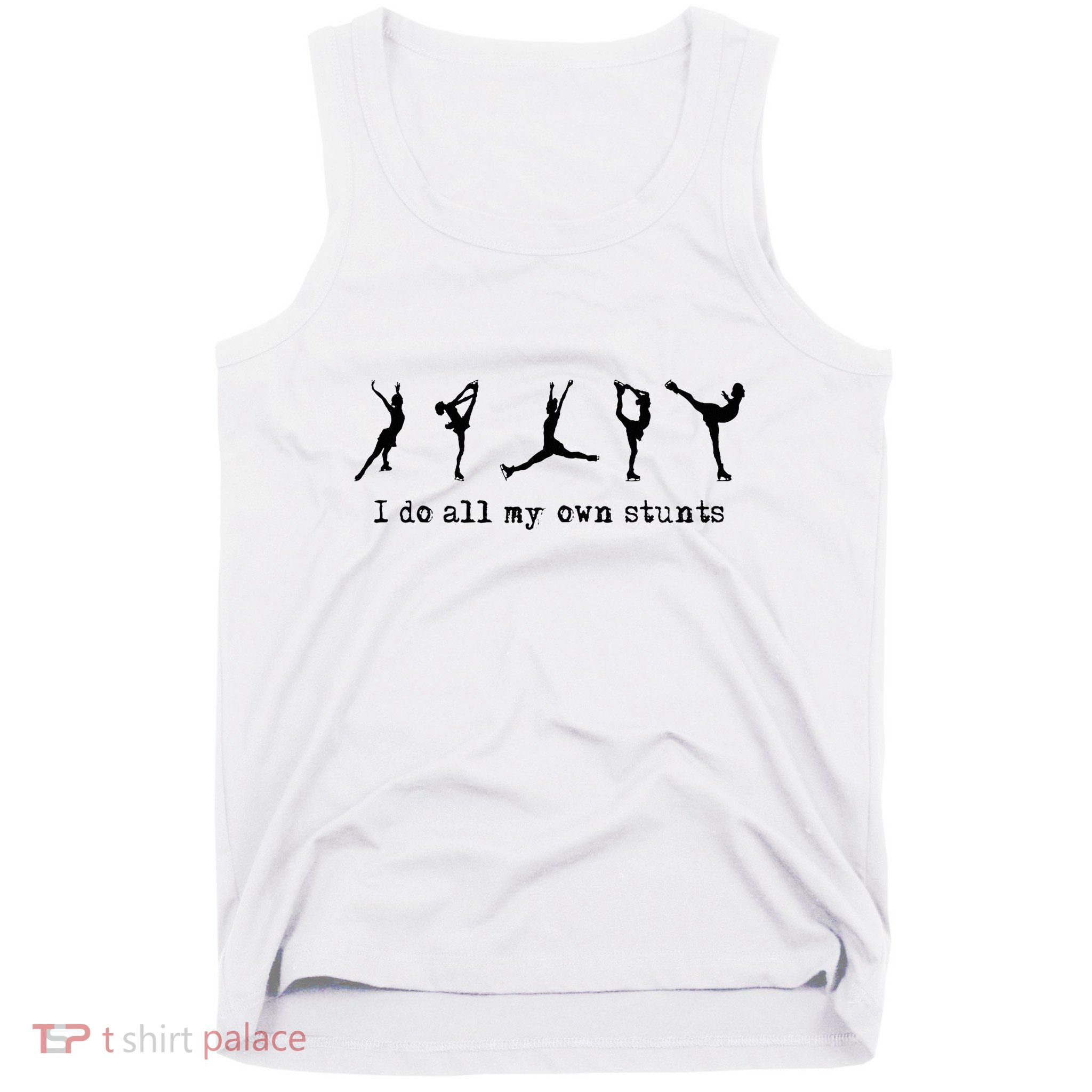Figure Skating Cute Funny Ice Skating Tank Top
