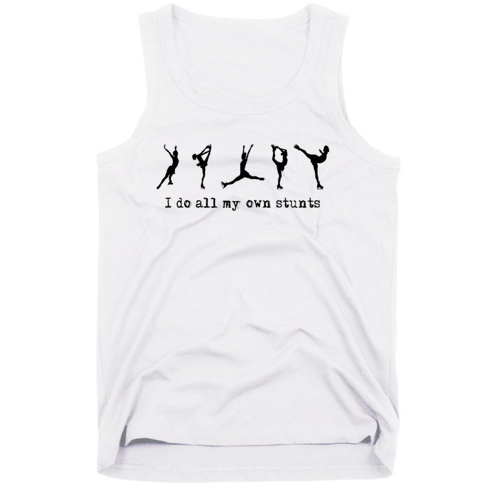 Figure Skating Cute Funny Ice Skating Tank Top