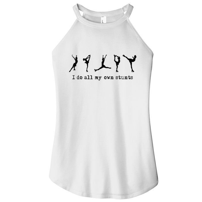 Figure Skating Cute Funny Ice Skating Women's Perfect Tri Rocker Tank